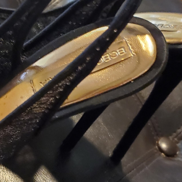 BCBGMaxAzria black sling back heels Pippa Size 7 - Picture 12 of 15